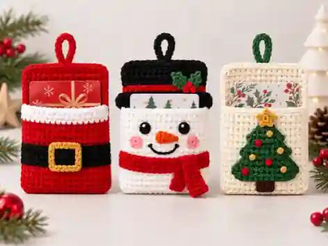 christmas crochet gift card holders 07 compressed